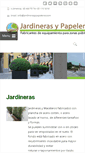 Mobile Screenshot of jardinerasypapeleras.com